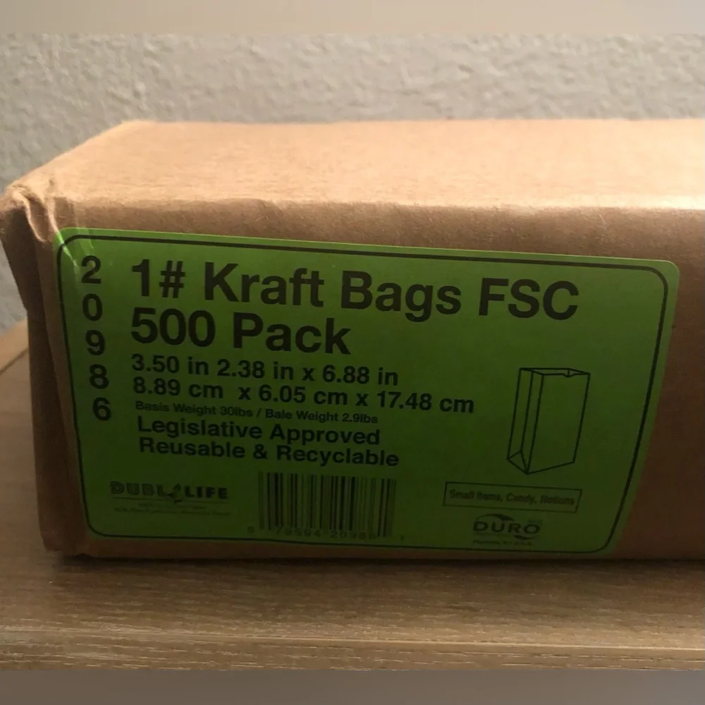 NEW DURO MULTI-PURPOSE BROWN PAPER BAGS - Picture 2 of 6
